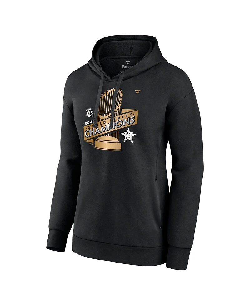 Women's Fanatics Black Houston Astros 2022 World Series Champions Parade Pullover Hoodie