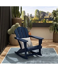 WestinTrends Outdoor Patio Porch Rocking Adirondack Chair
