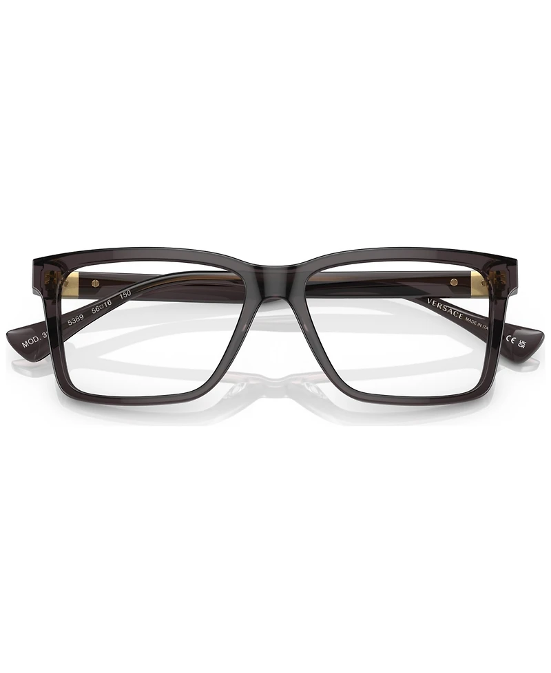 Versace Men's Rectangle Eyeglasses