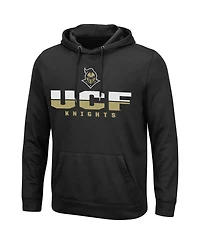 Men's Colosseum Black Ucf Knights Lantern Pullover Hoodie