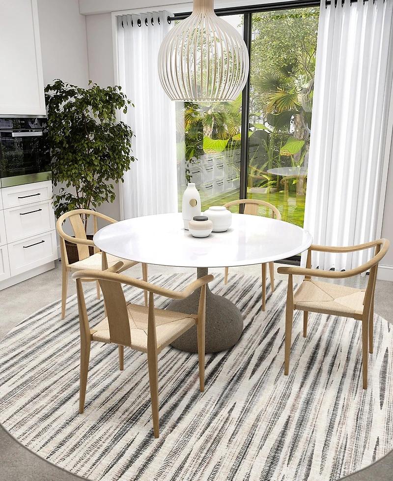 Dalyn Amador Washable AA1 6' x Round Area Rug