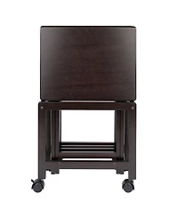 Winsome Allen 5-Piece Wood Snack Table Set
