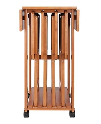 Winsome Sophia 5-Piece Wood Drop Leaf Top Snack Table Set