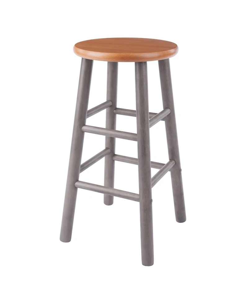 Winsome Huxton 2-Piece Wood Counter Stool Set
