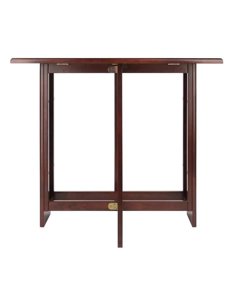 Winsome Clara 29.53" Wood Double Drop Leaf Dining Table