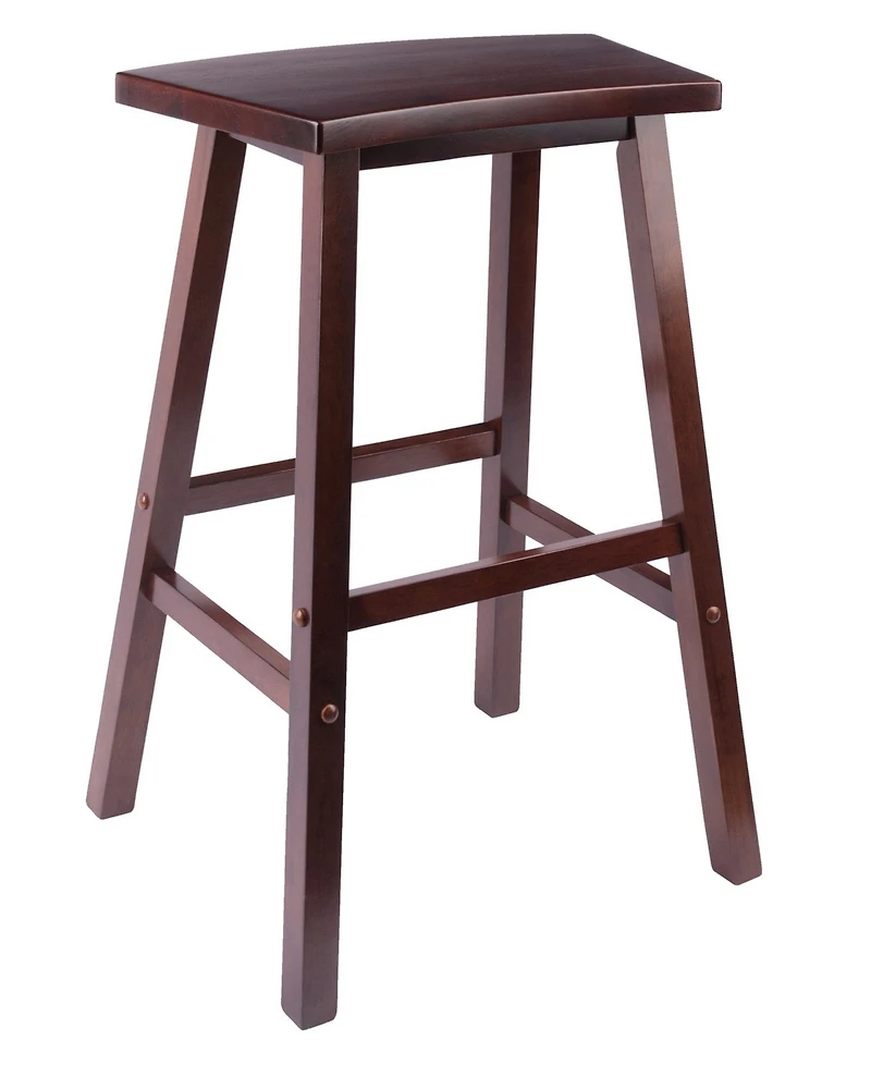 Winsome Katashi 28.62" Wood Fan Shape Bar Stool