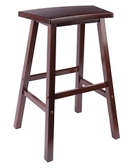Winsome Katashi 28.62" Wood Fan Shape Bar Stool