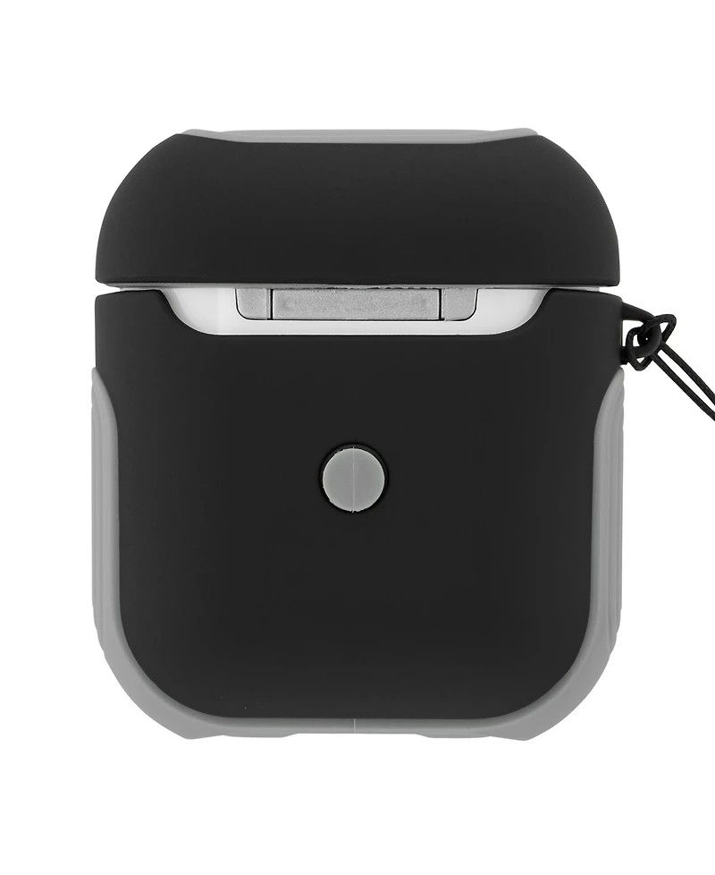 WITHit Black and Grey Sport Cover designed for Apple AirPods