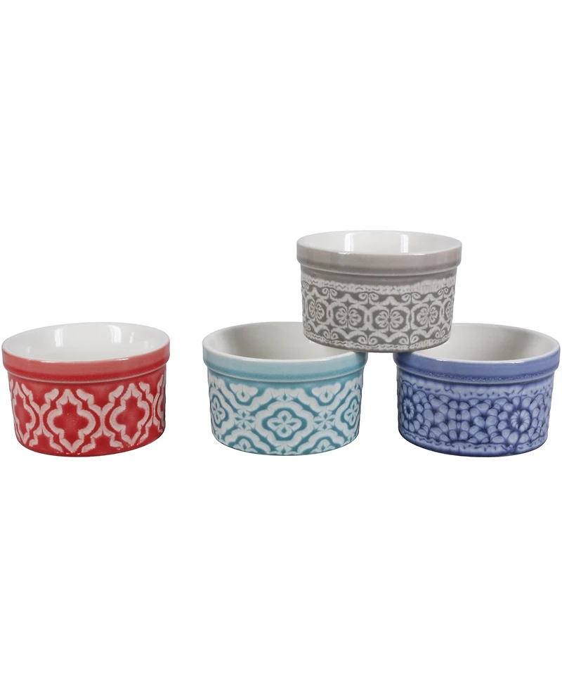 Bia Cordon Bleu Dominique Set of Twelve Ramekins, 6 oz and 10 oz