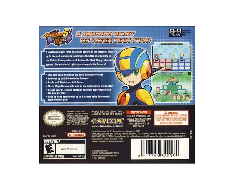 Capcom Mega Man Battle Network 5 Double Team - Nintendo Ds
