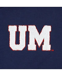 Women's Gameday Couture Navy Michigan Wolverines Back To Reality Colorblock Pullover Sweatshirt