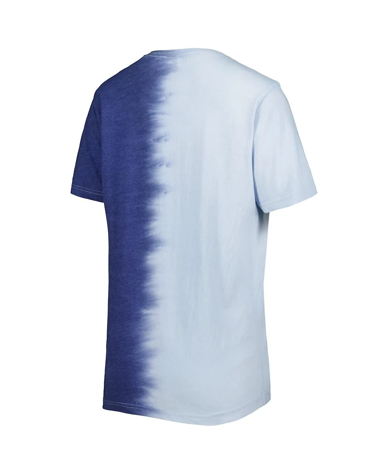 Women's Gameday Couture Navy Michigan Wolverines Find Your Groove Split-Dye T-shirt