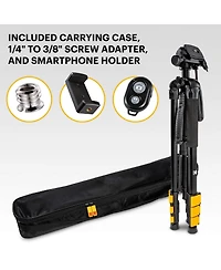Kodak PhotoGear 2-in-1 Tripod & Monopod w/Remote, Lightweight 70”