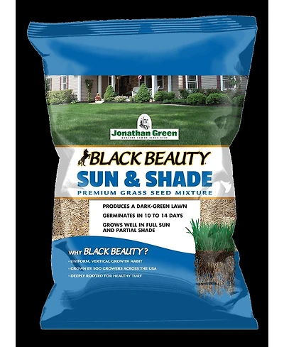 Jonathan Green Black Beauty (#12007) Sun & Shade Seed Mix, 50 lb bag