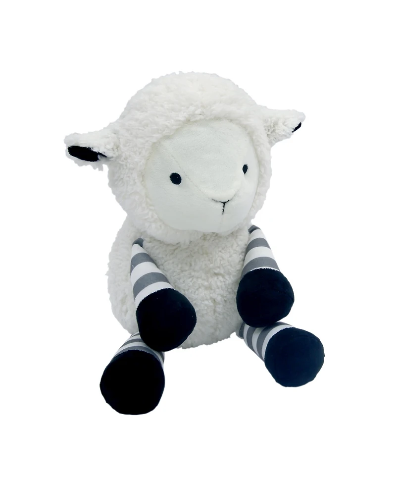 Lambs & Ivy Little Sheep White/Gray Plush Lamb Stuffed Animal Toy - Ivy