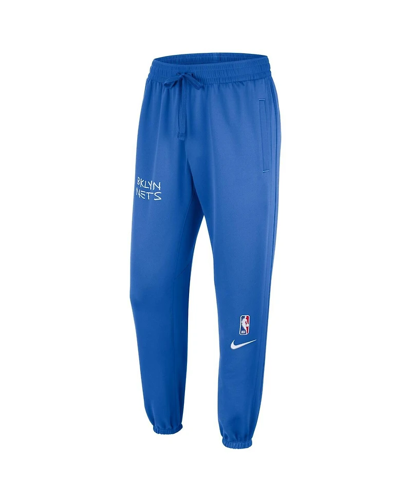 Men's Nike Royal Brooklyn Nets 2022/23 City Edition Showtime ThermaFlex Sweatpants