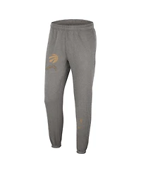 Men's Nike Heather Charcoal Toronto Raptors 2022/23 City Edition Courtside Brushed Fleece Sweatpants