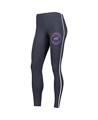 Women's Concepts Sport White, Charcoal Buffalo Bills Sonata T-shirt and Leggings Sleep Set