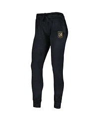 Women's Concepts Sport Black Lafc Intermission Velour Cuffed Pants