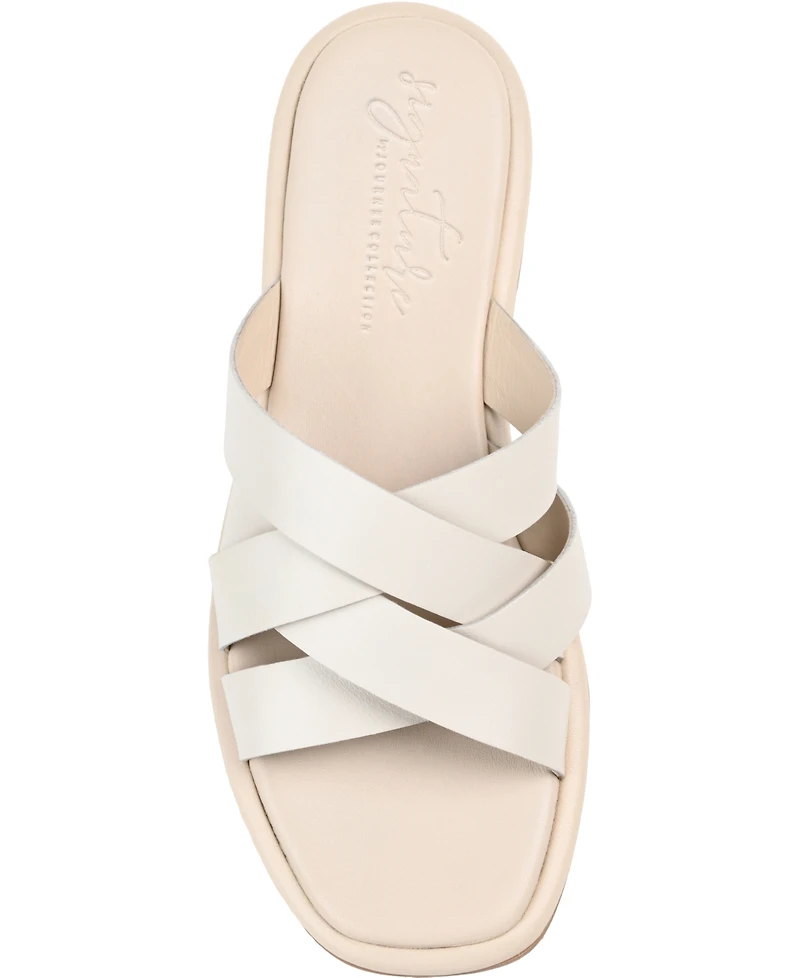 Journee Signature Women's Parkker Woven Sandals
