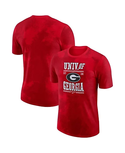 Men's Nike Red Georgia Bulldogs Team Stack T-shirt