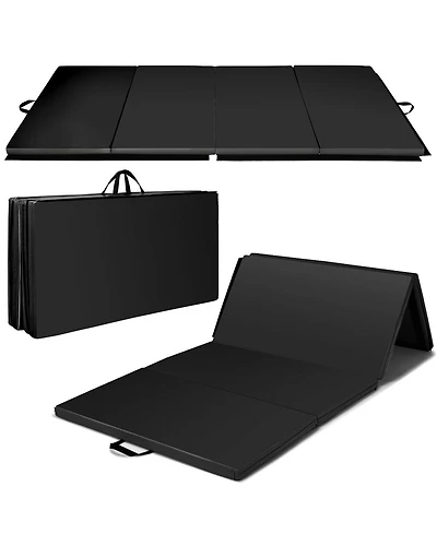 Costway 4'x8'x2" Folding Gymnastic Tumbling Mat