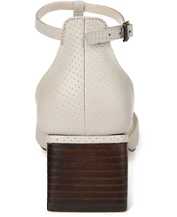 Journee Signature Women's Cameela Pointed Toe T Strap Block Heel Pumps