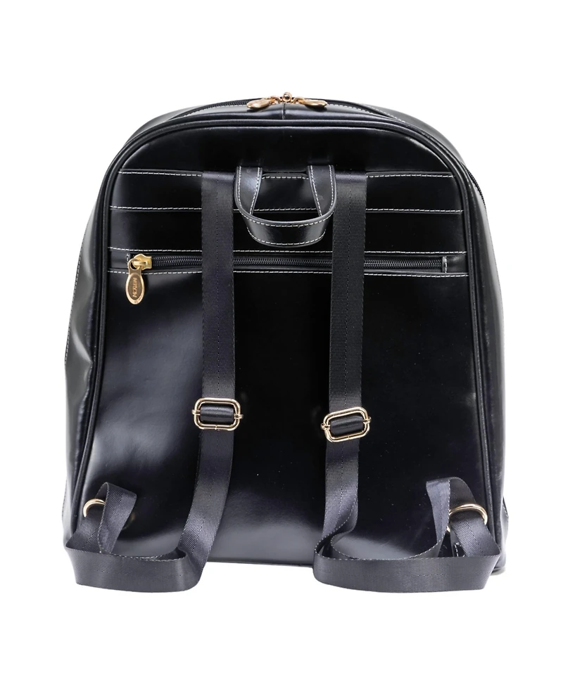 McKlein Moline Leather Business Laptop Tablet Backpack