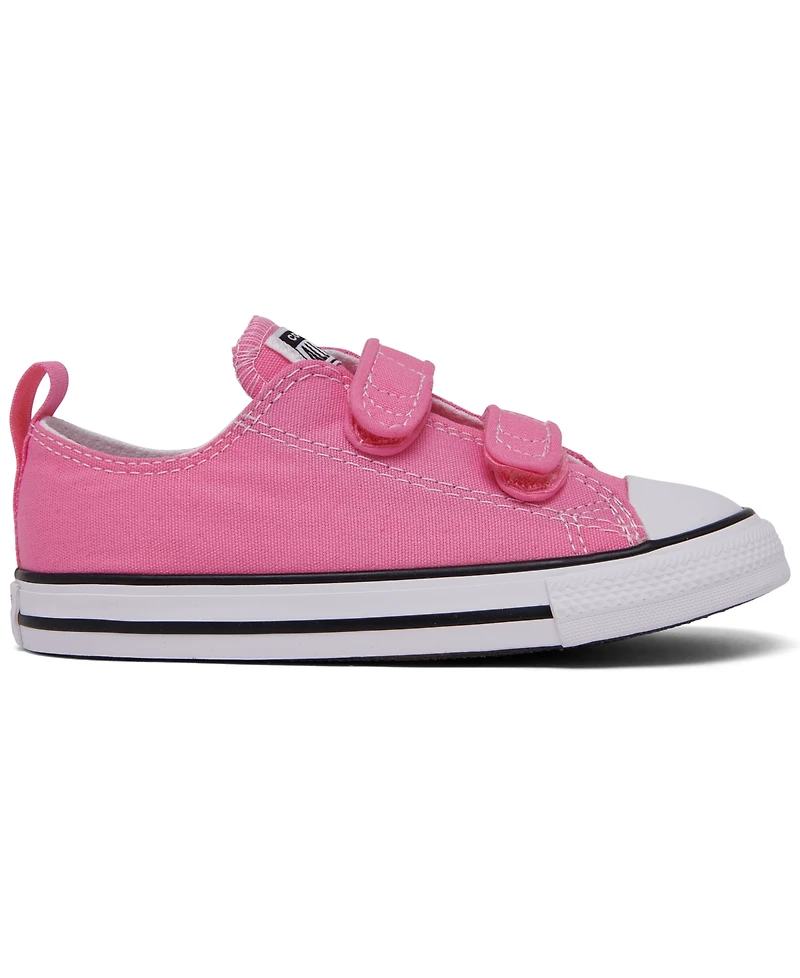 Converse Toddler Girls Chuck Taylor All Star 2V Ox Stay-Put Closure Casual Sneakers from Finish Line