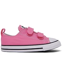 Converse Toddler Girls Chuck Taylor All Star 2V Ox Stay-Put Closure Casual Sneakers from Finish Line