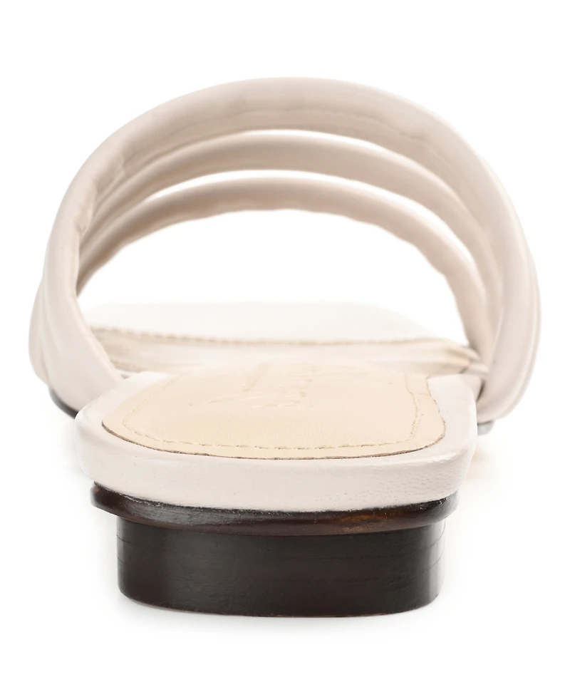 Journee Signature Women's Cendi Strappy Band Flat Sandals