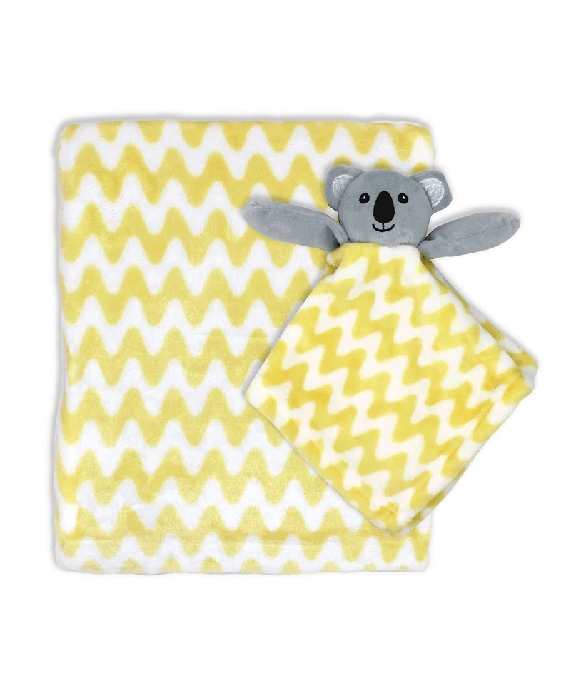 3 Stories Trading Baby Boys or Baby Girls Blanket and Nunu, 2 Piece Set