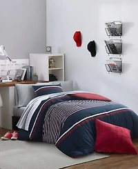 Nautica Mineola Reversible 3-Piece Duvet Cover Set, Full/Queen