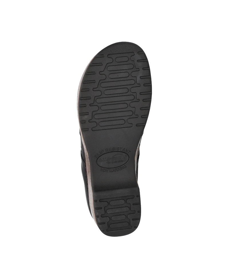 Easy Street Women's Works Sidra Slip Resistant Clogs