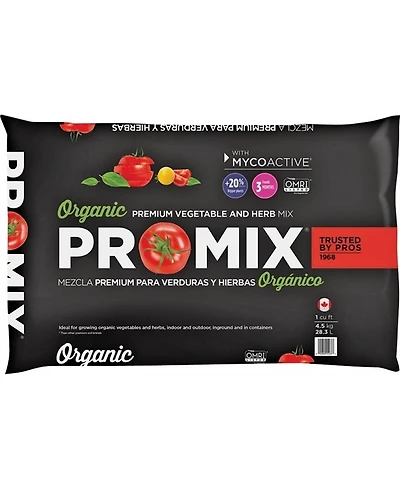 Premier Horticulture Inc ProMix Organic Vegetable and Herb Mix - 1 Cf