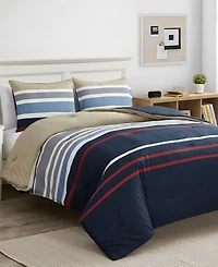 Nautica Bradford Reversible 3-Piece Duvet Cover Set, King
