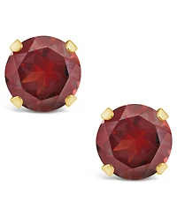 Macy's Gemstone Stud Earrings in 10k Yellow Gold