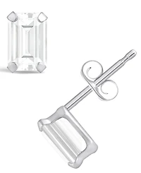 Macy's Gemstone Stud Earrings 10k White Gold