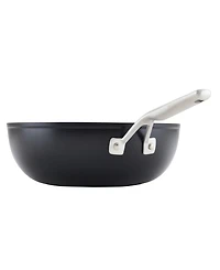 KitchenAid Hard-Anodized Aluminium 12.25" Induction Non-stick Wok with Helper Handle