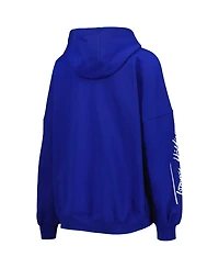 Women's Tommy Hilfiger Royal Indianapolis Colts Becca Drop Shoulder Pullover Hoodie