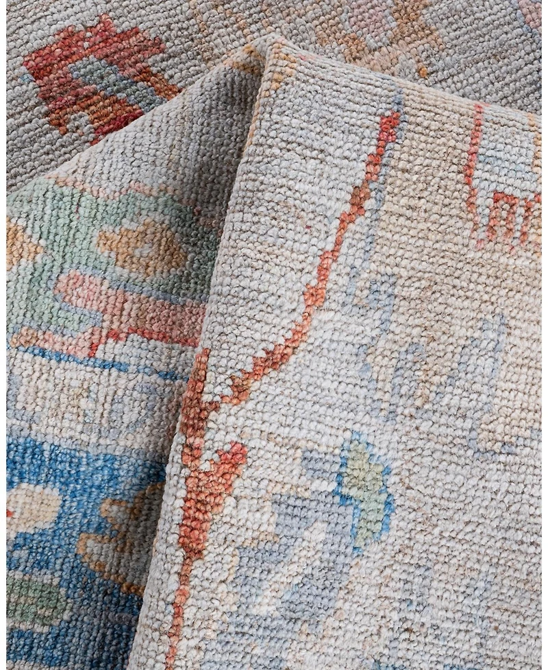 Adorn Hand Woven Rugs Oushak M1973 3'11"x9'8" Runner Area Rug