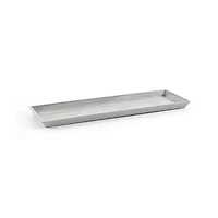 Ecopots Modern Plastic Rectangular Planter Saucer, 17.7in