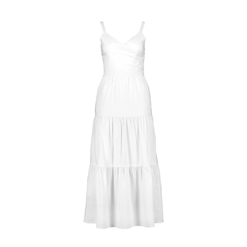 Hope & Henry Women's Tiered Wrap Dress