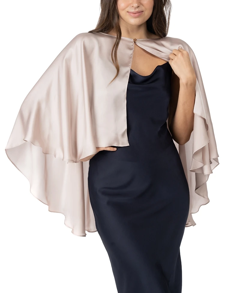 I.n.c. International Concepts Women's Satin Capelet, Macy's Exclusive