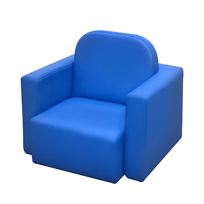 Qaba 2-in-1 Kids Table & Sofa Chair Set Toddler Seat Armchair Desk Children