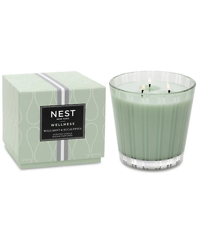 Nest New York Wild Mint & Eucalyptus 3-Wick Candle, 21.1 oz.