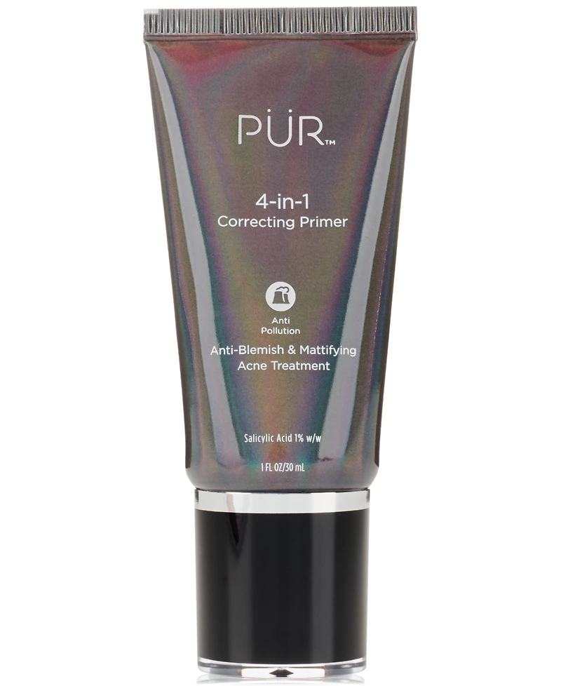 PUR 4-In-1 Correcting Primer Anti-Blemish & Mattifying Acne Treatment, 1 oz.