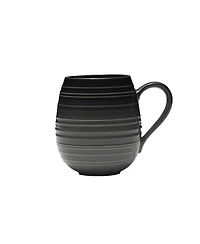 Mikasa Swirl Graphite Coupe 4 Piece Place Setting