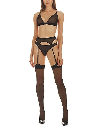 MeMoi Women's Tiffany 3 Piece Garter Set