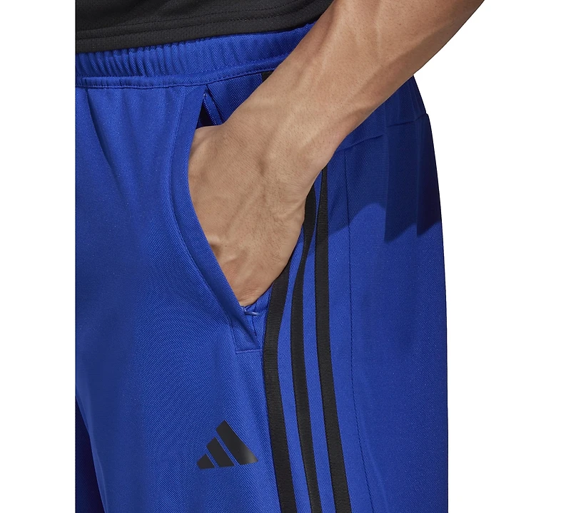 adidas Men's Train Essentials Classic-Fit Aeroready 3-Stripes 10" Training Shorts